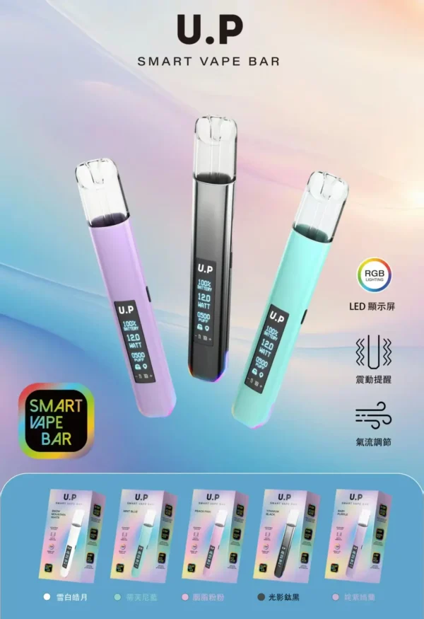 U.P 一代通用主機｜精工流線設計・穩定霧化體驗・一代煙彈完美搭配