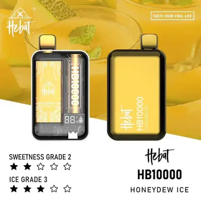 Hebat 喜貝 10000口拋棄式電子煙｜高容量續航配置・精緻機身設計・長效使用體驗