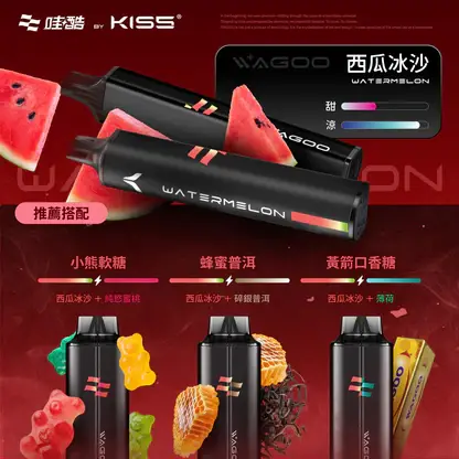 哇酷 WAGOO KIS5 6500口雙芯混搭拋棄式電子煙｜創新雙芯設計・混搭風味體驗・高容量續航配置
