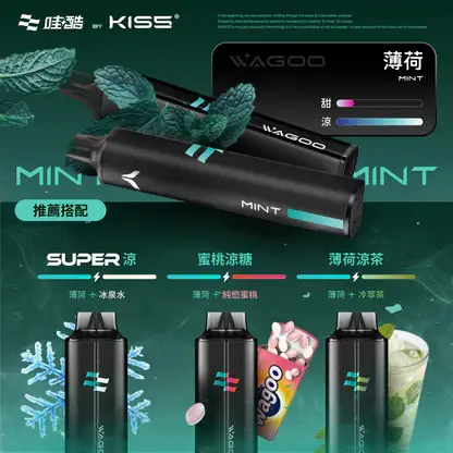 哇酷 WAGOO KIS5 6500口雙芯混搭拋棄式電子煙｜創新雙芯設計・混搭風味體驗・高容量續航配置
