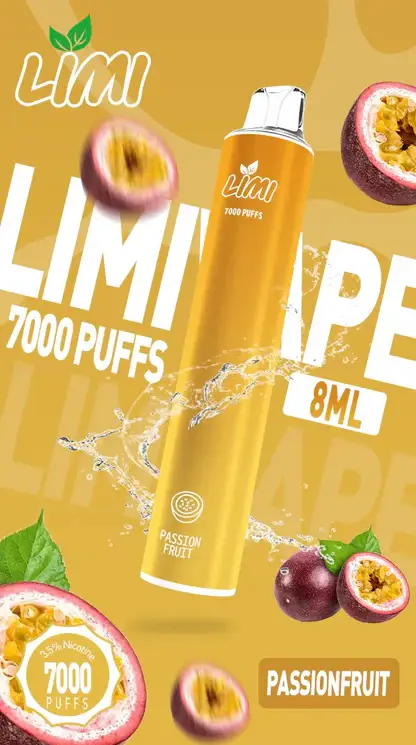 LIMI拋棄式一次性7000口-4.webp LIMI 7000口拋棄式電子煙|流線輕巧設計・高容量續航配置・細膩霧化體驗