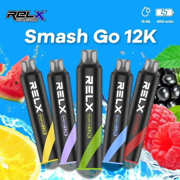 Relx-Smash-Go-12K-v3-1.webp RELX Smash Go 12000口拋棄式電子煙|旗艦續航設計・澎湃霧化體驗・潮流便攜享受