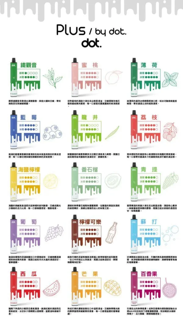 DOT 佩特里8000口拋棄式電子煙｜輕奢流線設計・高容量續航配置・細膩霧化體驗
