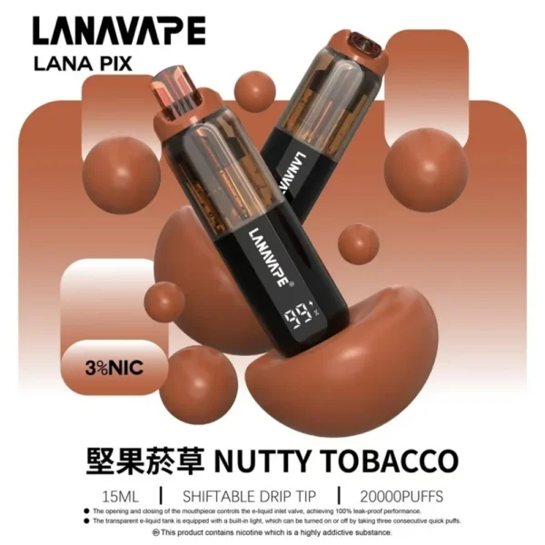 LANA PIX 閃光彈 20000口拋棄式電子煙｜折疊吸嘴設計・網芯爆汁體驗・超長續航享受